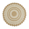 Mandala Floor rug 100 % jute