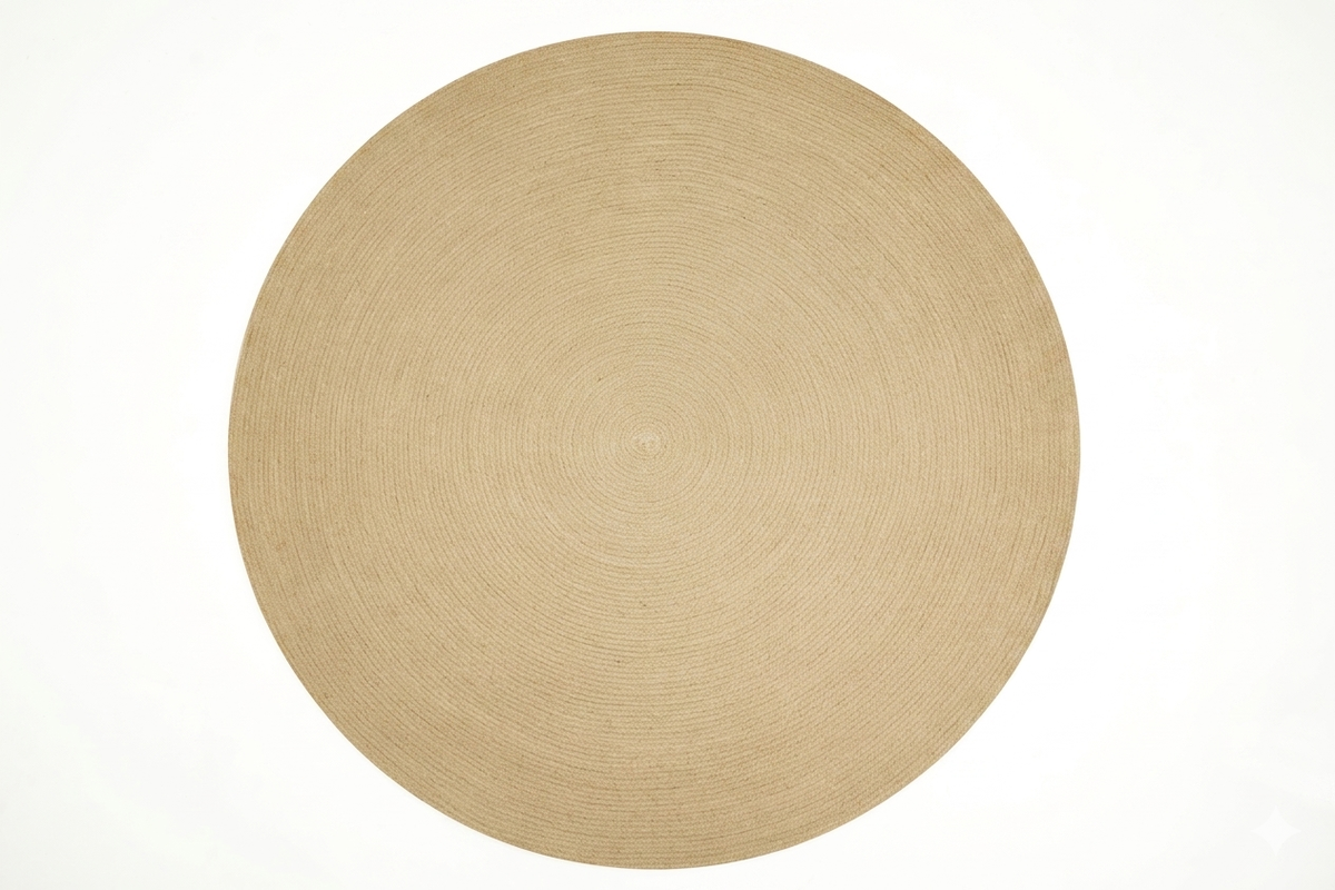 Natural Floor rug 100 % jute